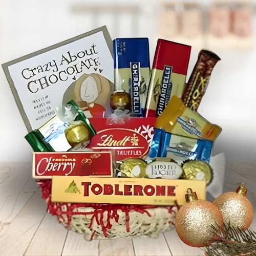 - Festive Chocolate Basket Delivery