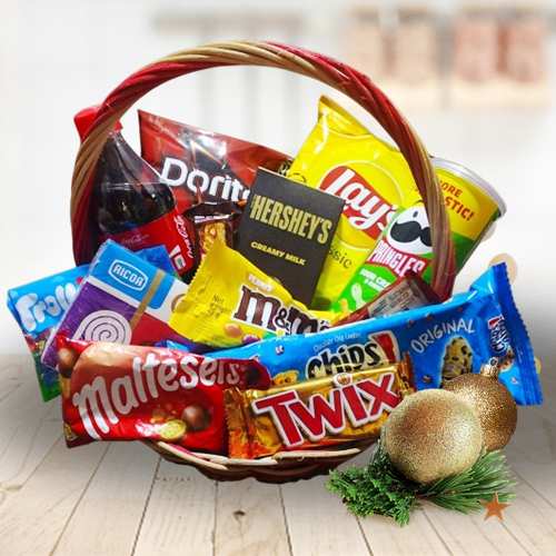 - Christmas Chocolate And Snack Hamper