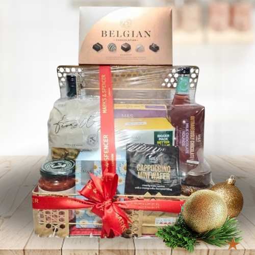 Christmas Gourmet Treasure Basket