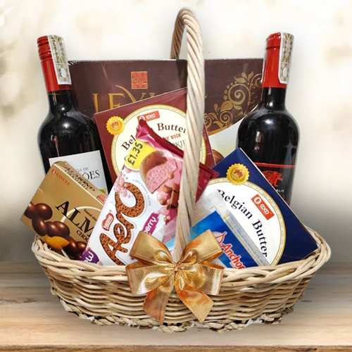 - Holiday Wine Basket Delivery