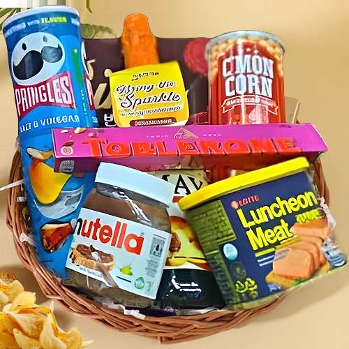 - Festive Wine & Treats Hamper For Dad