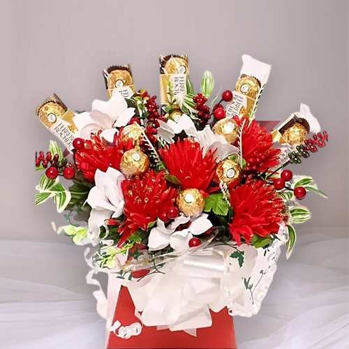 - Send Christmas Ferrero Bouquet