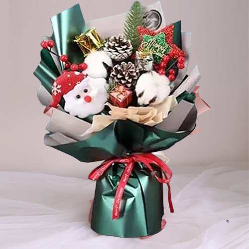 - Winter Santa Bouquet For Christmas