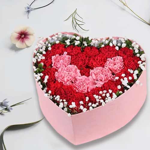 Valentine’s Day Heart Flower Gift