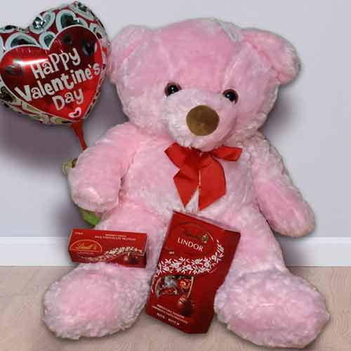 Valentine Teddy And Chocolate Gift Set