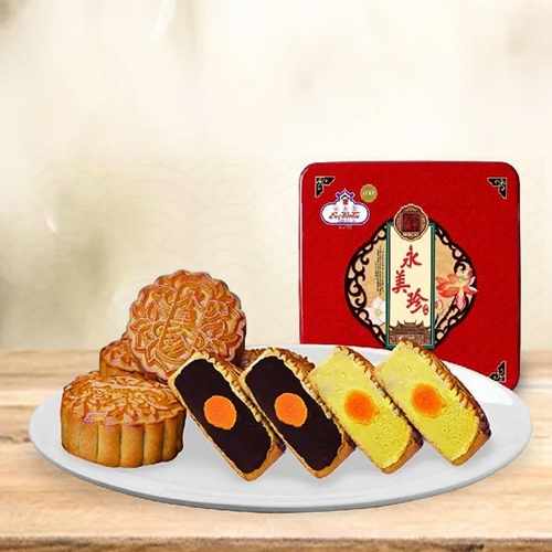 Mooncake Silver Set-Send Mooncake Gift Set For MidAutumn